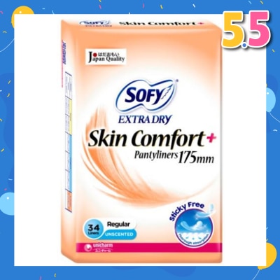 SOFY Extra Dry Pantyliners 175mm 34's
