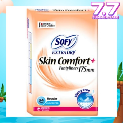SOFY Extra Dry Pantyliners 175mm 34's