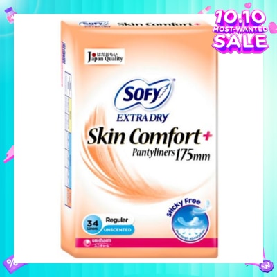 SOFY Extra Dry Pantyliners 175mm 34's