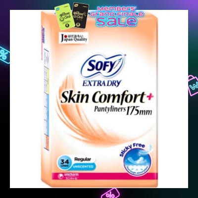 SOFY Extra Dry Pantyliners 175mm 34's