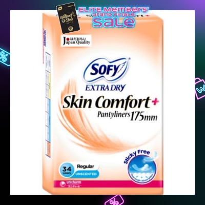 SOFY Extra Dry Pantyliners 175mm 34's