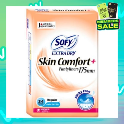 SOFY Extra Dry Pantyliners 175mm 34's