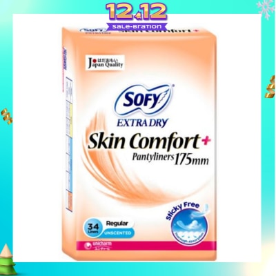 SOFY Extra Dry Pantyliners 175mm 34's