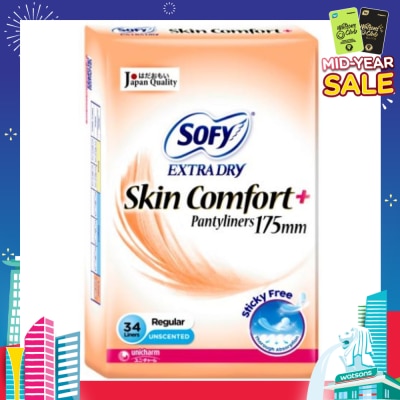 SOFY Extra Dry Pantyliners 175mm 34's