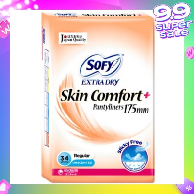 SOFY Extra Dry Pantyliners 175mm 34's