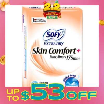 SOFY Extra Dry Pantyliners 175mm 34's