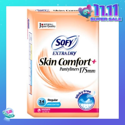 SOFY Extra Dry Pantyliners 175mm 34's