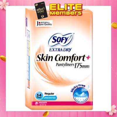 SOFY Extra Dry Pantyliners 175mm 34's