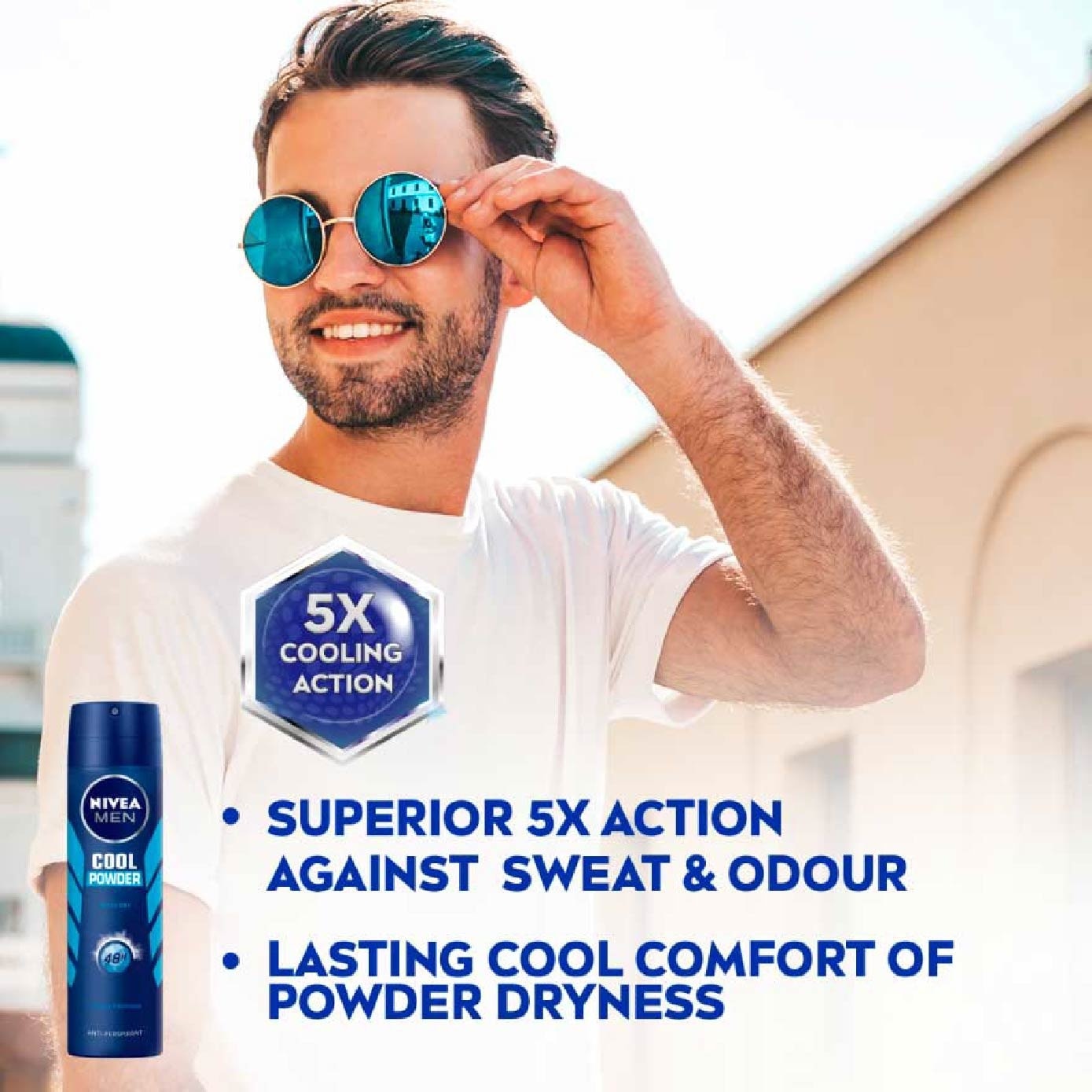 MEN COOL POWDER DEODORANT SPRAY 150ML