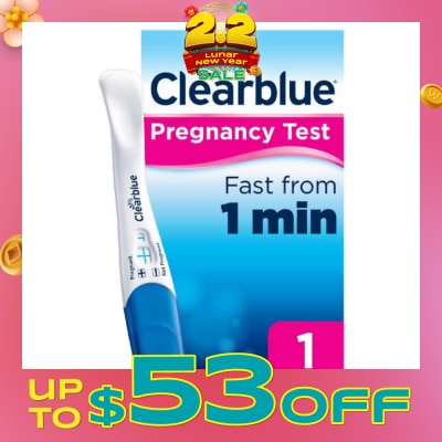 CLEARBLUE Rapid Detection Pregnancy Test (Over 99% Accurate + Clear Results) 1s