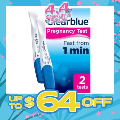 CLEARBLUE - Rapid Detection Pregnancy Test (Over 99% Accurate + Clear Results) 2s