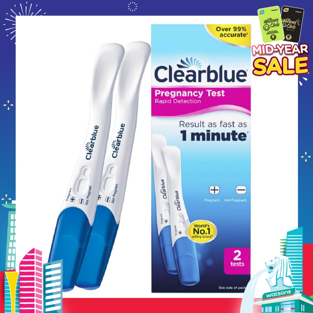 Rapid Detection Pregnancy Test (Over 99% Accurate + Clear Results) 2s
