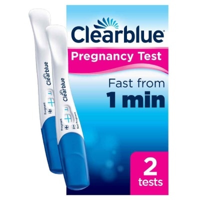 CLEARBLUE Rapid Detection Pregnancy Test (Over 99% Accurate + Clear Results) 2s