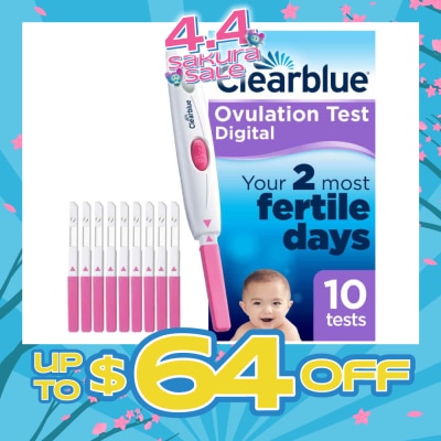CLEARBLUE - Digital Ovulation Test (Over 99% Accurate) 10s
