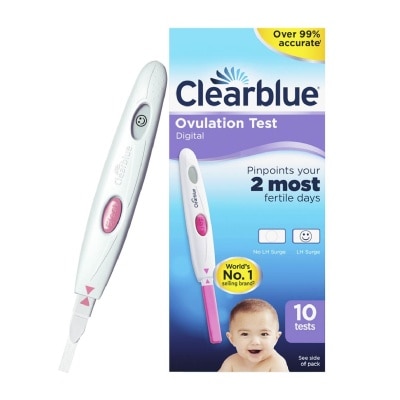 CLEARBLUE Digital Ovulation Test (Over 99% Accurate) 10s