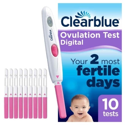 CLEARBLUE Digital Ovulation Test (Over 99% Accurate) 10s
