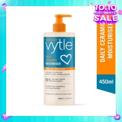 VYTLE Daily Ceramide Moisturiser 450ml
