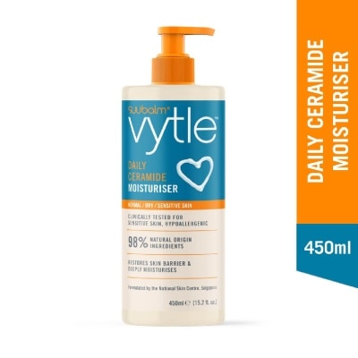 VYTLE Daily Ceramide Moisturiser (For Normal / Dry / Sensitive Skin) 450ml