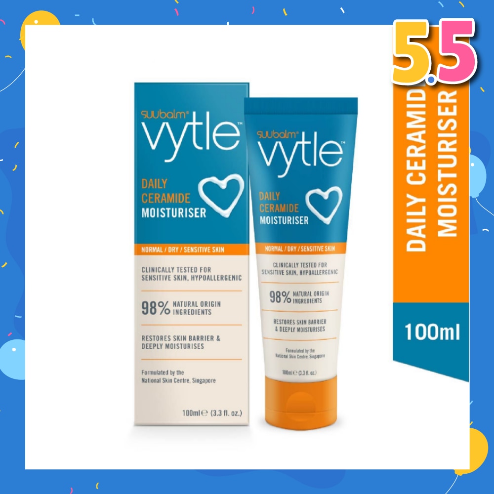 Daily Ceramide Moisturiser (For Normal / Dry / Sensitive Skin) 100ml