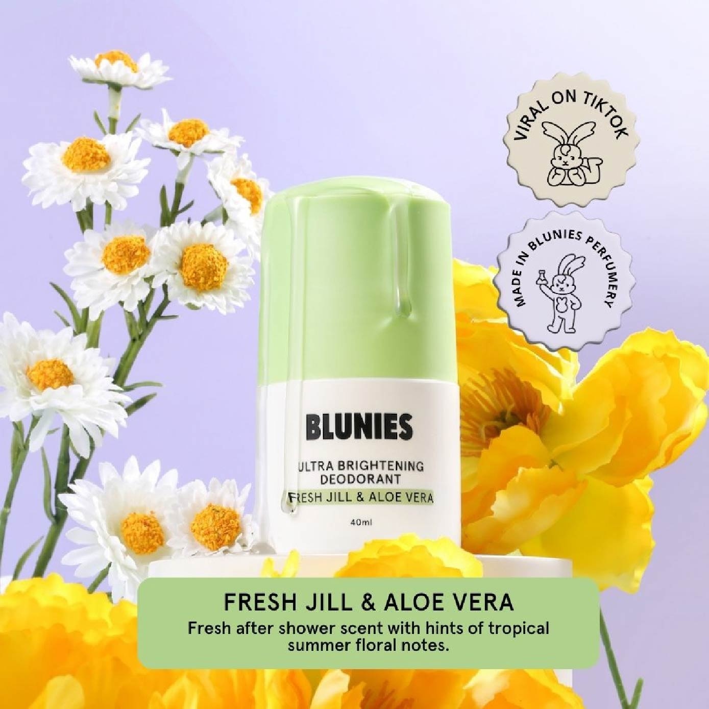 Ultra Brightening Fresh Jill & Aloe Vera Deodorant 40ml image