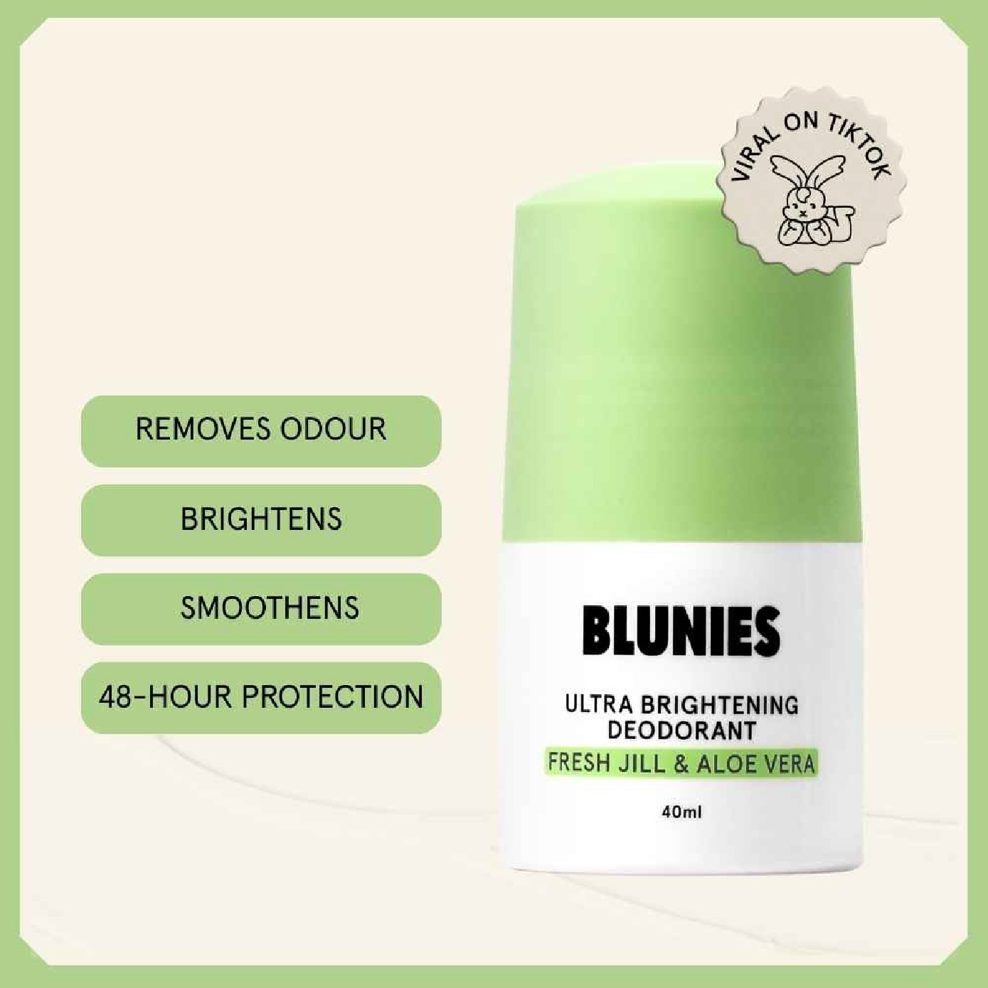 Ultra Brightening Fresh Jill & Aloe Vera Deodorant 40ml