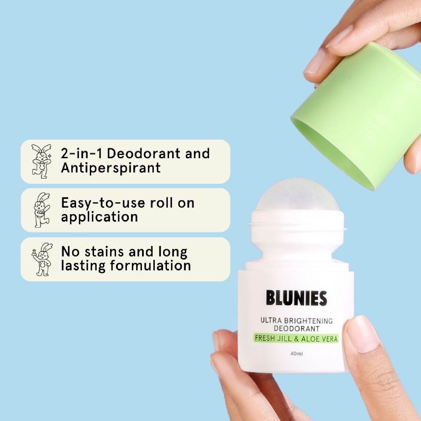 Ultra Brightening Fresh Jill & Aloe Vera Deodorant 40ml image