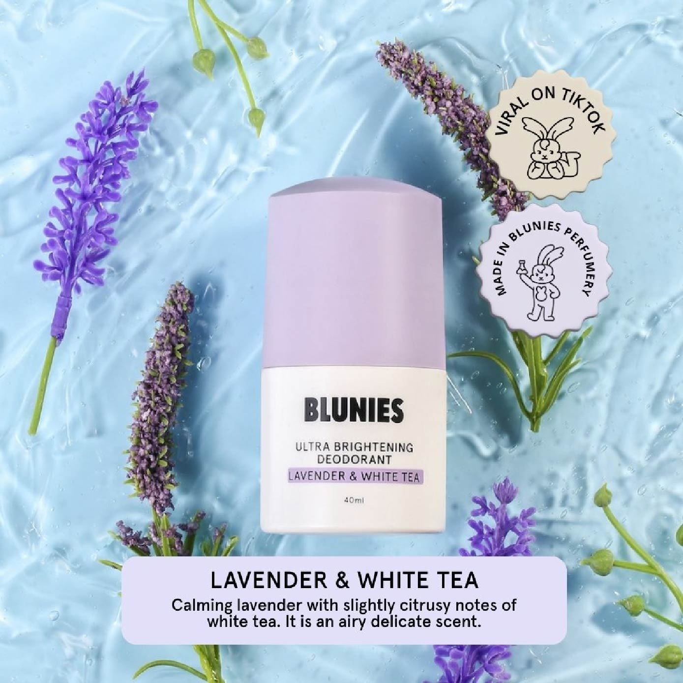 Ultra Brightening Lavender & White Tea Deodorant 40ml image