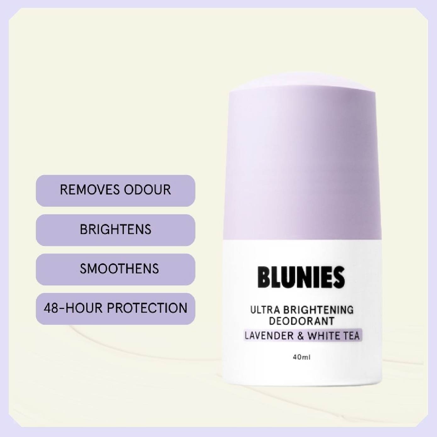 Ultra Brightening Lavender & White Tea Deodorant 40ml image