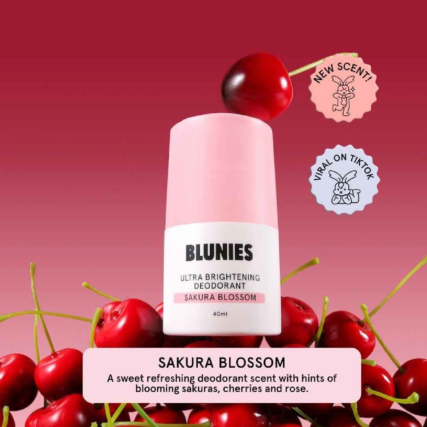 Ultra Brightening Sakura Blossom Deodorant 40ml