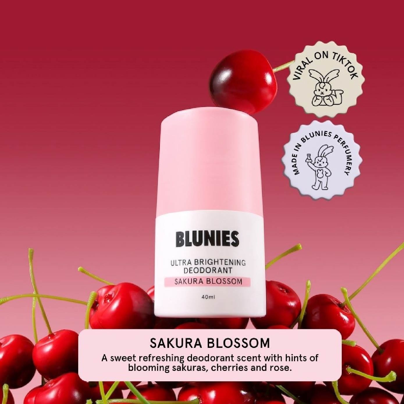 Ultra Brightening Sakura Blossom Deodorant 40ml image