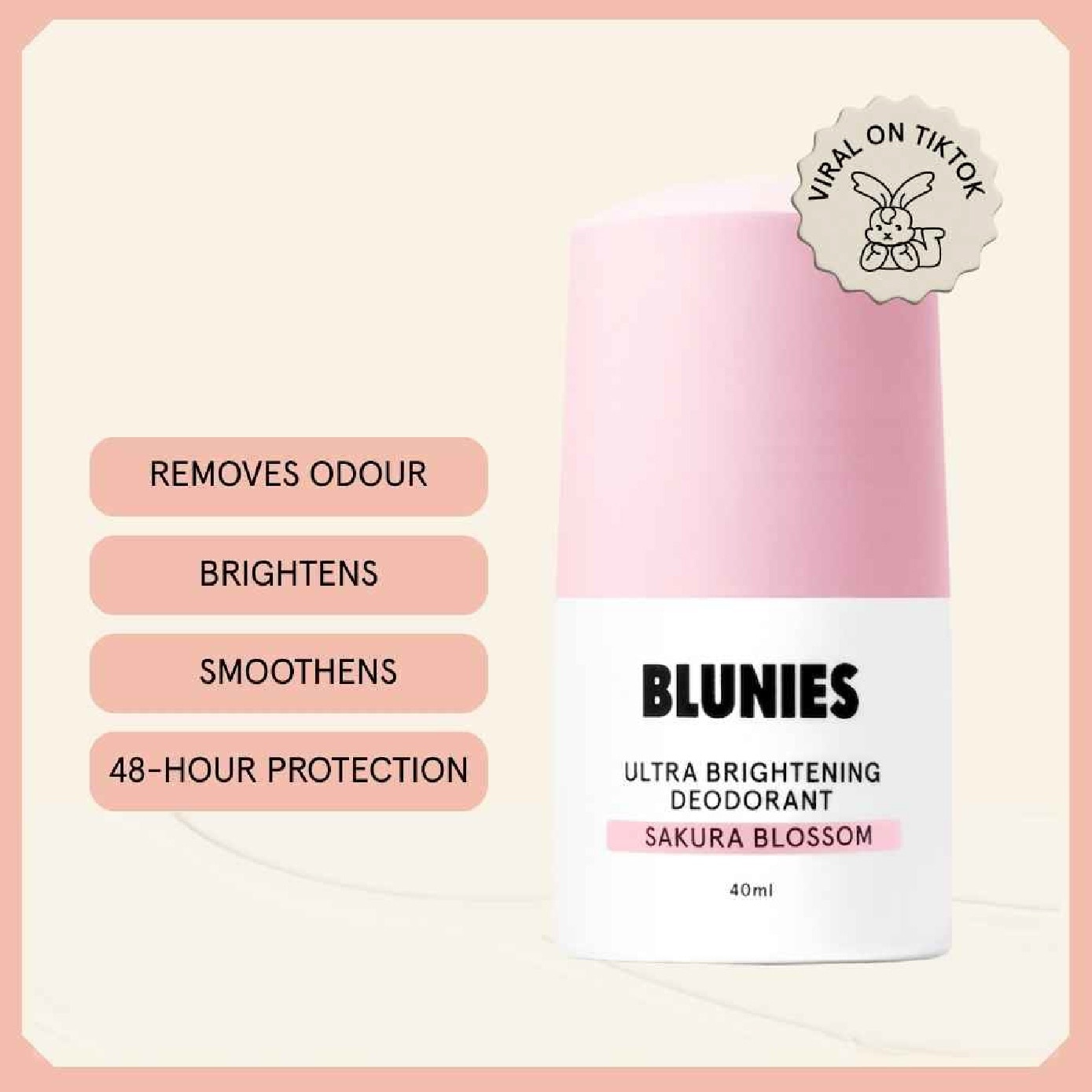 Ultra Brightening Sakura Blossom Deodorant 40ml