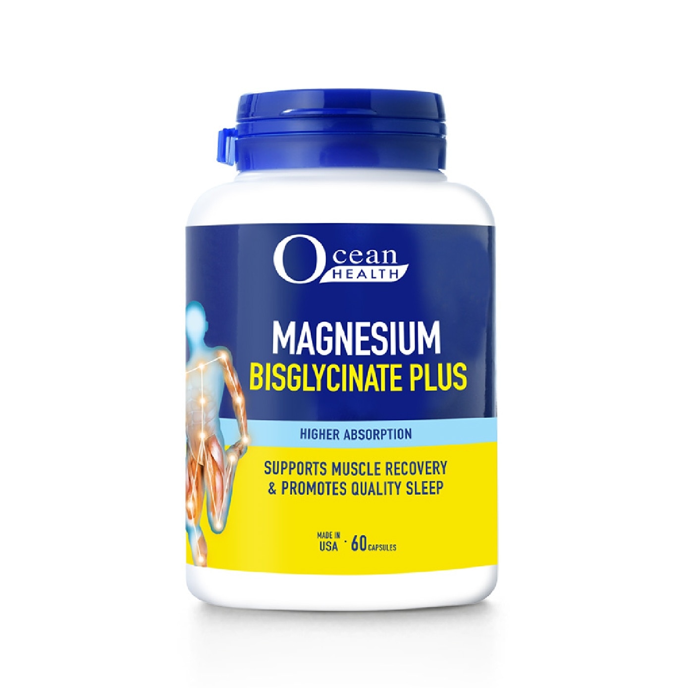 Magnesium Bisglycinate Plus Health Supplement 60s image