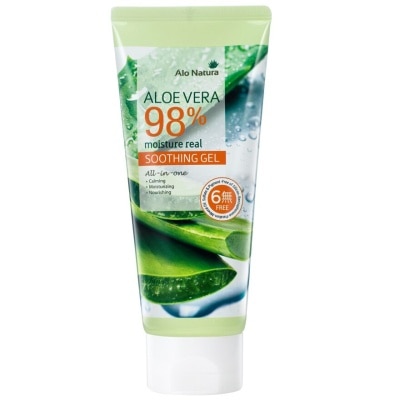 ALO NATURA Aloe Vera 98% Moisture Real Soothing Gel (Calming, Moisturising & Norishing) 150ml