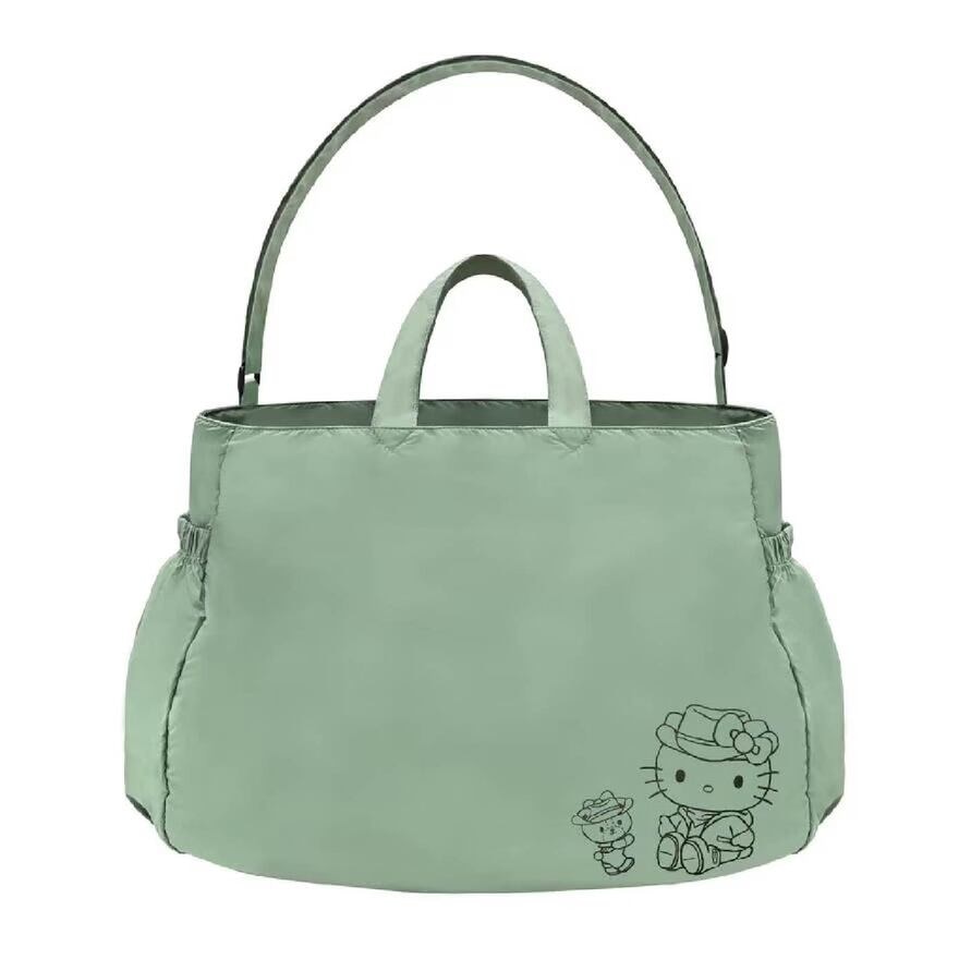 SANRIO Hello Kitty Travel Tote Bag Green 1s