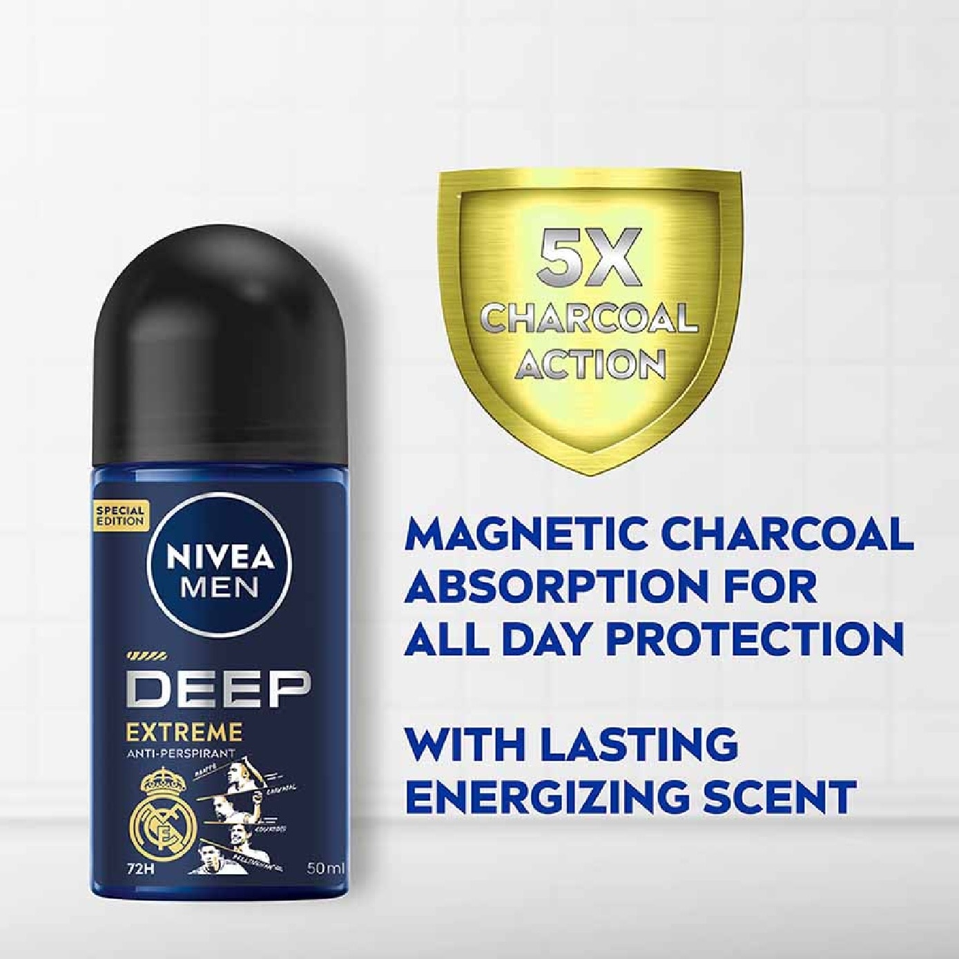 MEN Deep Extreme Deodorant Roll On 50ml