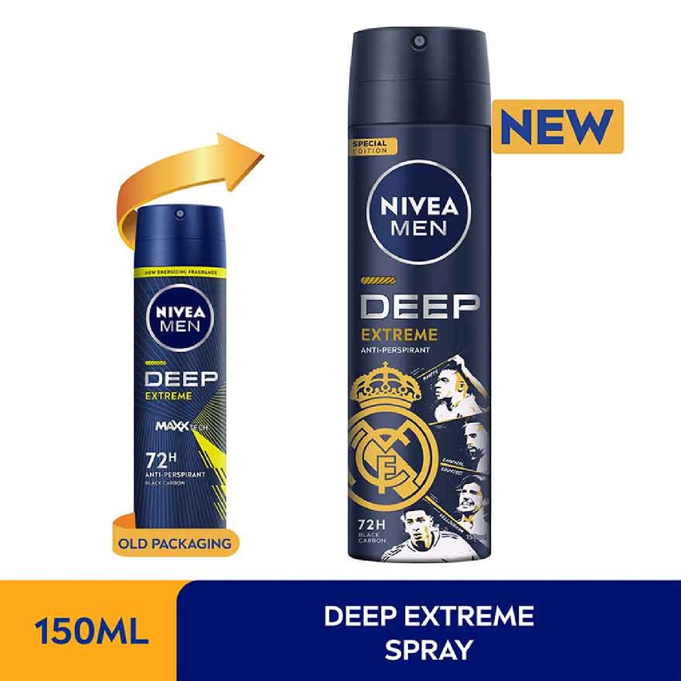 MEN Deep Extreme Deodorant Spray 150ml