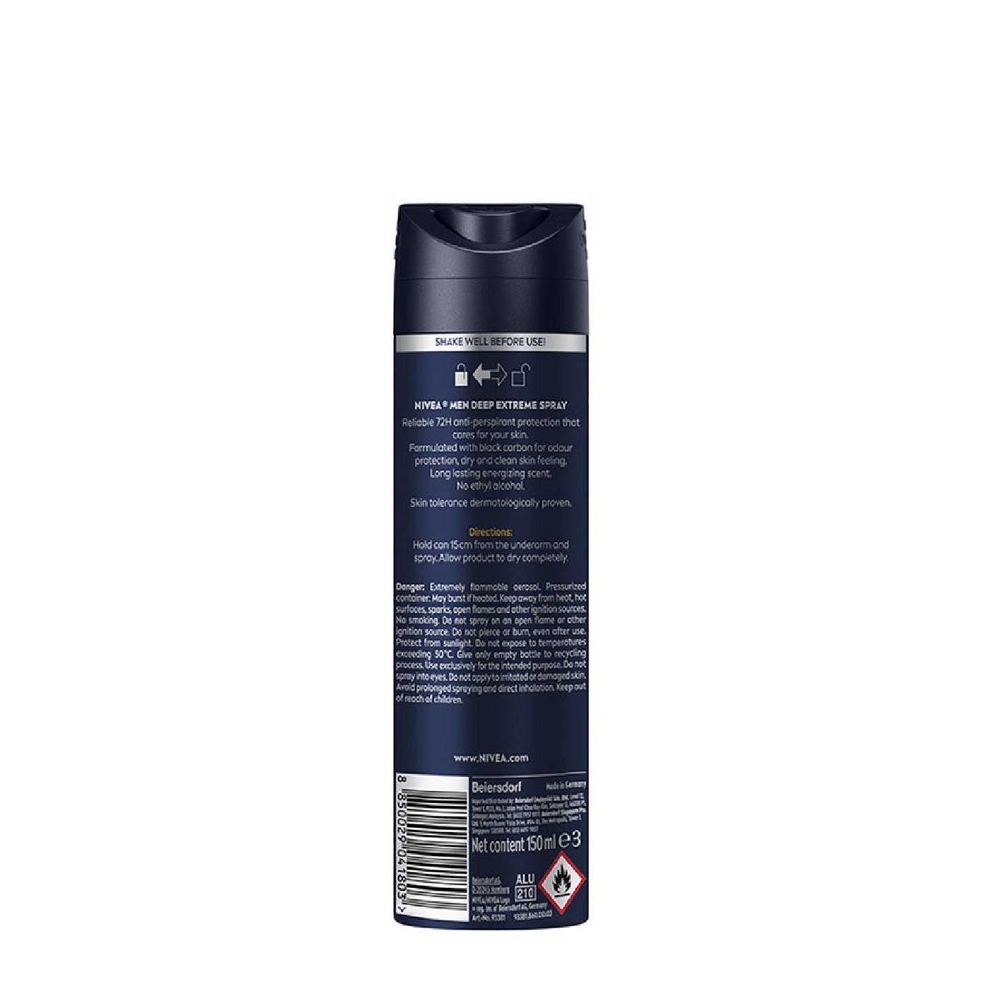 MEN Deep Extreme Deodorant Spray 150ml