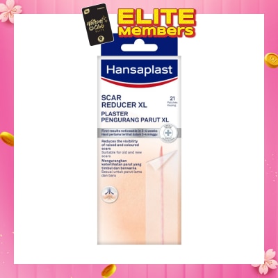 HANSAPLAST Transparent Scar Reducer XL Plaster (Suitable For Old & New Scars) 21s