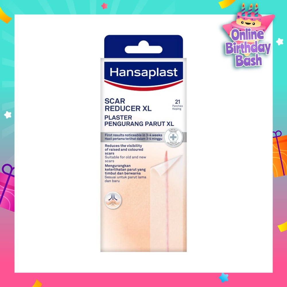 Transparent Scar Reducer XL Plaster (Suitable For Old & New Scars) 21s