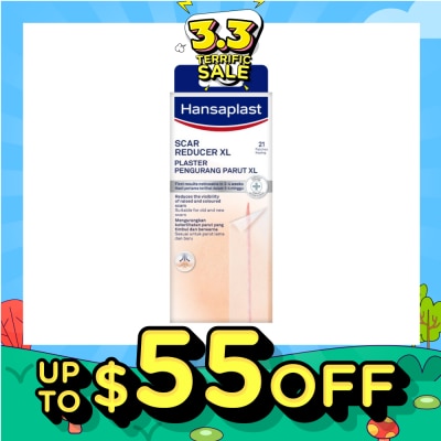 HANSAPLAST Transparent Scar Reducer XL Plaster (Suitable For Old & New Scars) 21s
