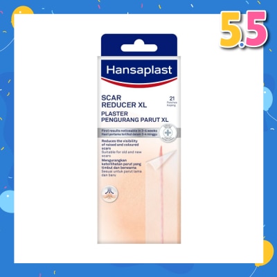 HANSAPLAST Transparent Scar Reducer XL Plaster (Suitable For Old & New Scars) 21s