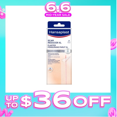 HANSAPLAST - Transparent Scar Reducer XL Plaster (Suitable For Old & New Scars) 21s