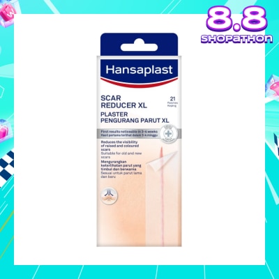 HANSAPLAST Transparent Scar Reducer XL Plaster (Suitable For Old & New Scars) 21s
