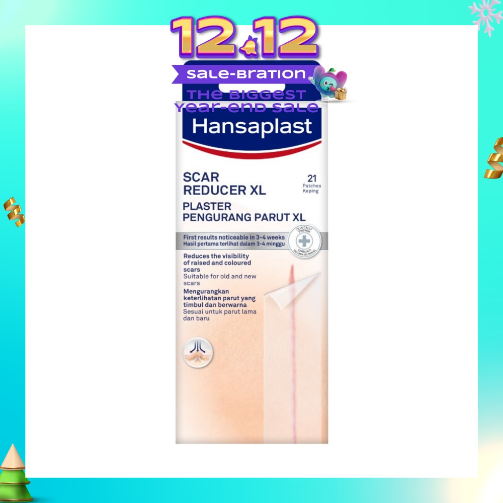 Transparent Scar Reducer XL Plaster (Suitable For Old & New Scars) 21s