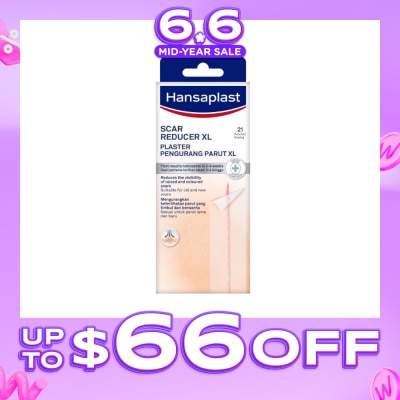 HANSAPLAST - Transparent Scar Reducer XL Plaster (Suitable For Old & New Scars) 21s