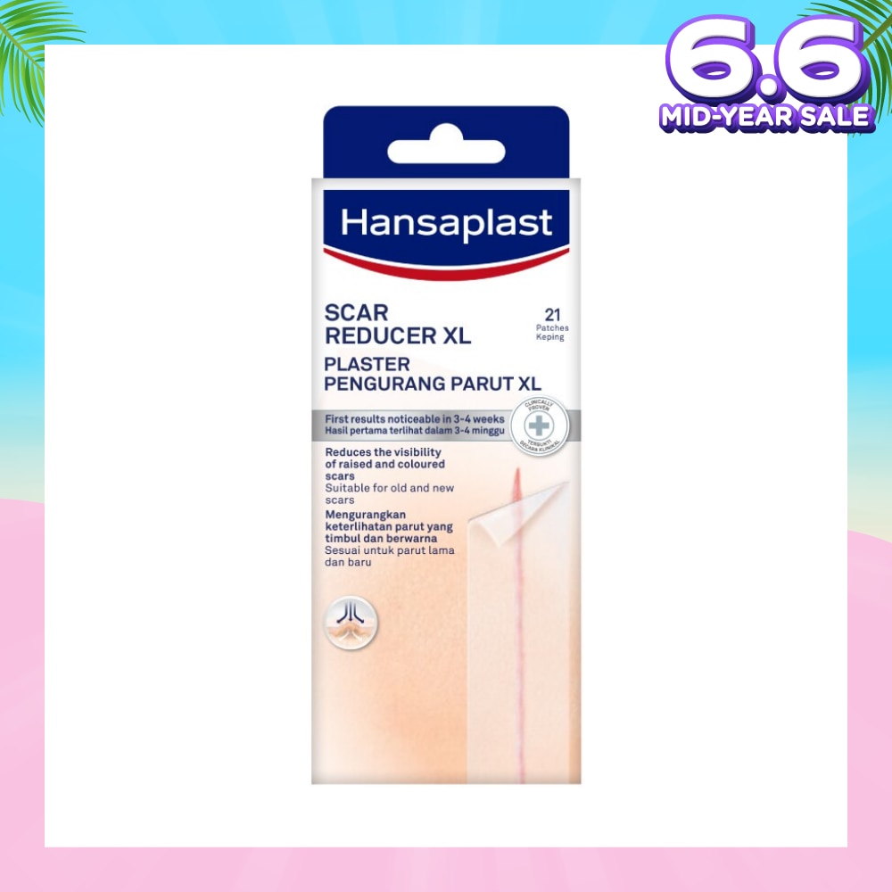 Transparent Scar Reducer XL Plaster (Suitable For Old & New Scars) 21s