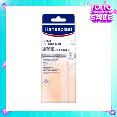 HANSAPLAST Transparent Scar Reducer XL Plaster (Suitable For Old & New Scars) 21s