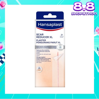 HANSAPLAST Transparent Scar Reducer XL Plaster (Suitable For Old & New Scars) 21s