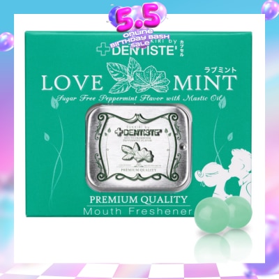 DENTISTE - Love Mint Sugar Free Peppermint Flavour with Mastic Oil Mouth Freshener 20s