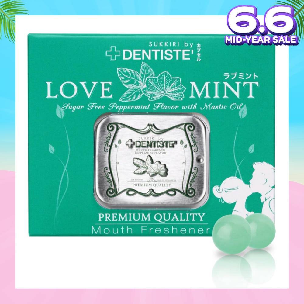 Love Mint Sugar Free Peppermint Flavour with Mastic Oil Mouth Freshener 20s